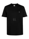 70/2 Mercerized Jersey Short Sleeve T-Shirt Black - CP COMPANY - BALAAN 2