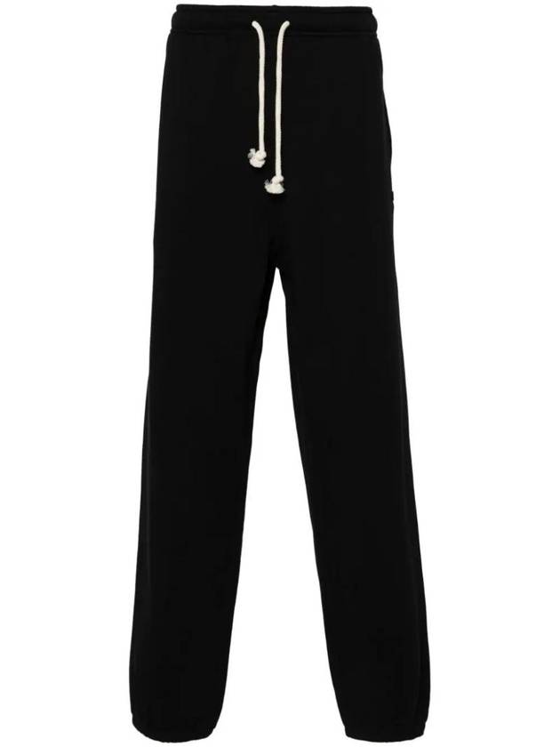 Face Logo Applique Track Pants Black - ACNE STUDIOS - BALAAN 1