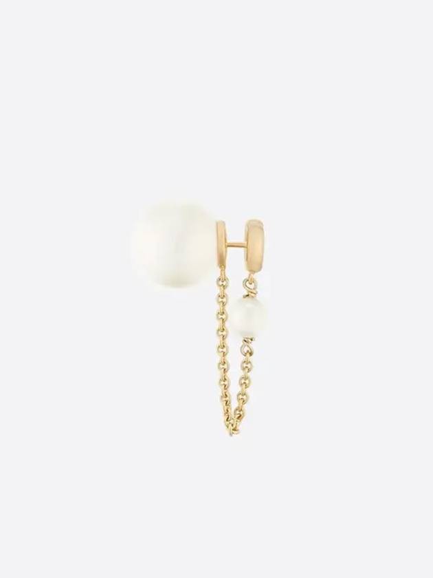 Tribales Pearl Earrings Gold - DIOR - BALAAN 4