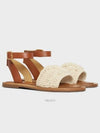 Triomphe Maccram Lympia Sandals Brown - CELINE - BALAAN 2