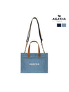 Multi Square Denim Tote Bag Small AGTB136 701 - AGATHA APPAREL - BALAAN 5