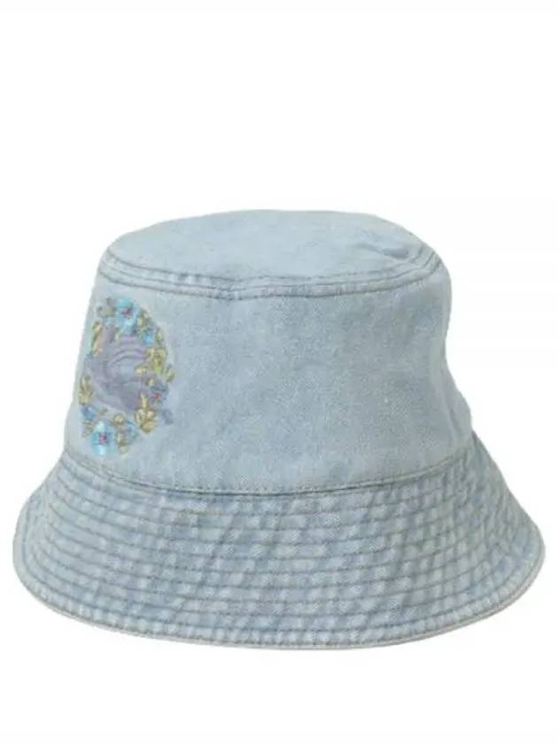 24 WAQA0008AD219 S9000 Embroidered Denim Bucket Hat - ETRO - BALAAN 1