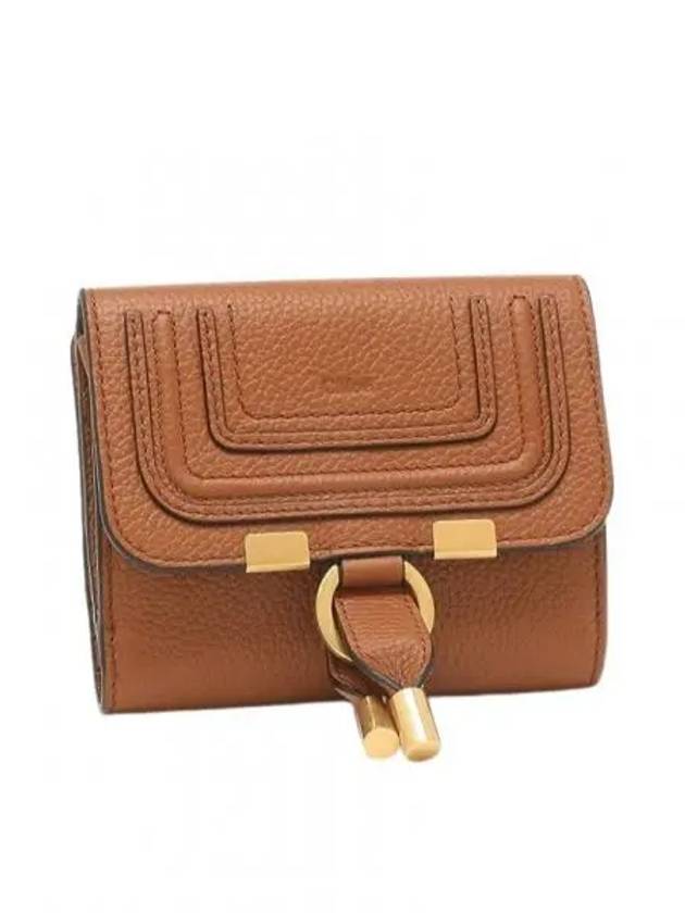 Marcie Square Flap Half Wallet Brown - CHLOE - BALAAN 2