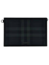 107078 MS Frame Check Leather Small Clutch 8070205 - BURBERRY - BALAAN 1