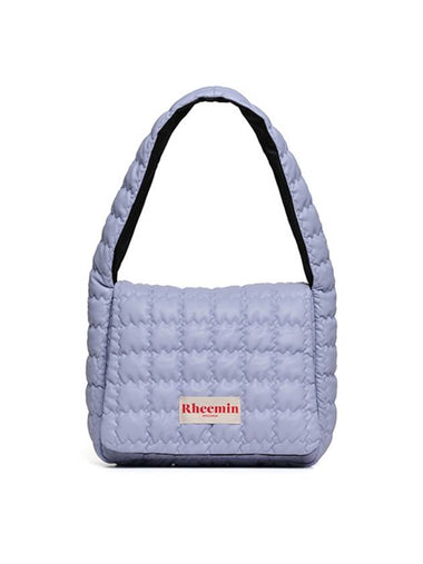 Biscuit Flap Big Nucket Shoulder Bag Purple - RHEEMIN - BALAAN 1