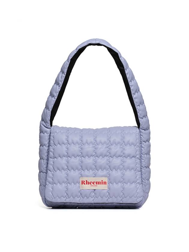 Biscuit Flap Big Nucket Shoulder Bag Purple - RHEEMIN - BALAAN 2