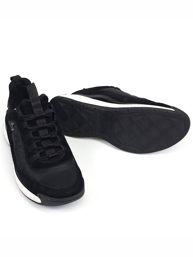 G35617 mixed fiber sneakers - CHANEL - BALAAN 4