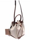 TB Plaque Bucket Bag Ivory - BURBERRY - BALAAN.