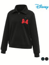 Women s back sequin logo point long sleeve training high neck half zip up DO4LTW030 - DISNEY GOLF - BALAAN 2