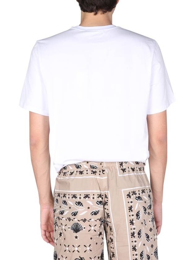 Box Logo Short Sleeve T-Shirt White - MSGM - BALAAN 5