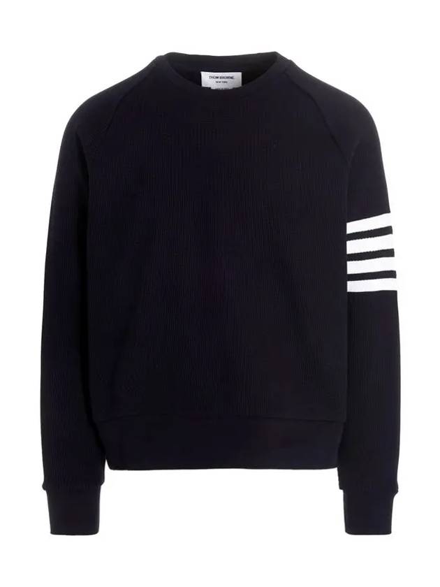 4 Bar Stripe Sweatshirt Navy - THOM BROWNE - BALAAN 3