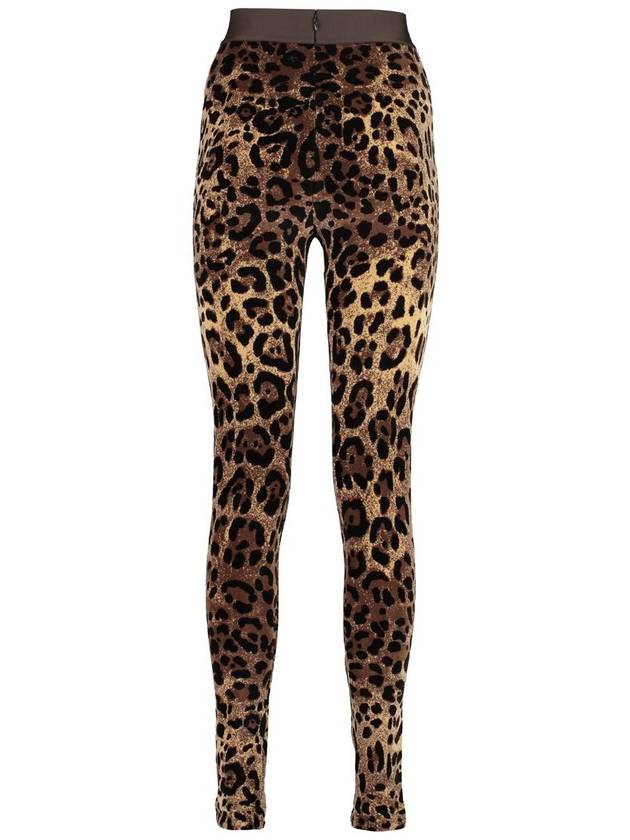 Leopard Leggings FTCQKTFJ7D5 S8350 JACQUARD B0170470767 - DOLCE&GABBANA - BALAAN 3