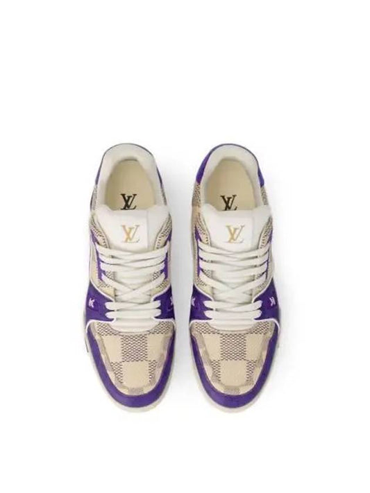 LV Trainer Sneakers Violet 1AC577 - LOUIS VUITTON - BALAAN 1