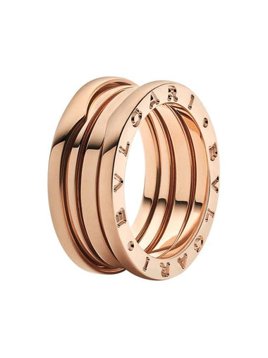 B Zero1 3 band ring 18kt rose gold 335931 - BVLGARI - BALAAN 1