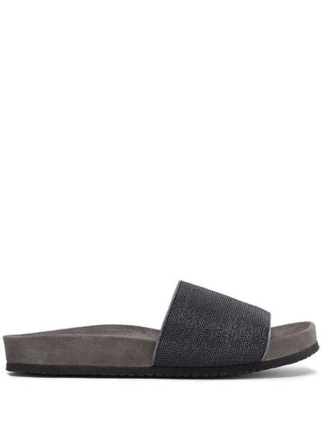 Brunello Cucinelli Classic One Belt Slippers Shoes - BRUNELLO CUCINELLI - BALAAN 1