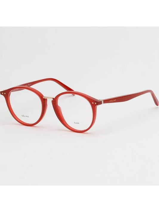 Glasses frame CL41406 SQ1 round horn rim red - CELINE - BALAAN 1