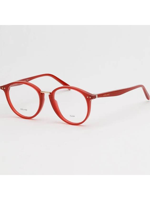 Glasses frame CL41406 SQ1 round horn rim red - CELINE - BALAAN 5