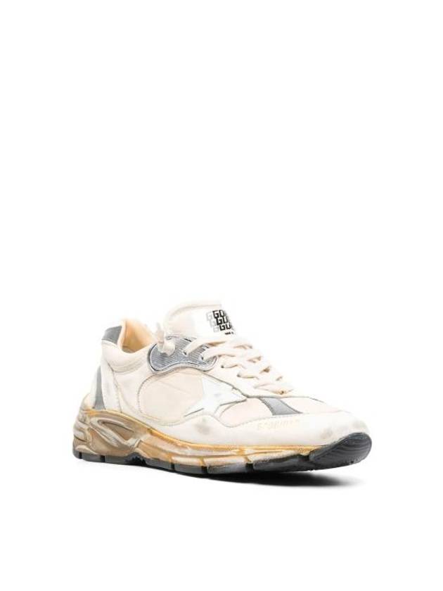 Dad Star Nappa Nylon Low Top Sneakers Beige - GOLDEN GOOSE - BALAAN 3