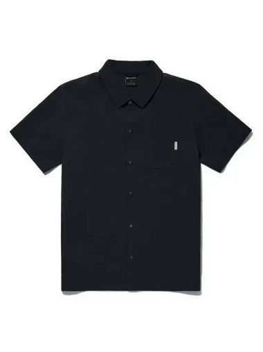 Root Short Sleeve Shirt Navy S23MMRSH25 - SNOW PEAK - BALAAN 1