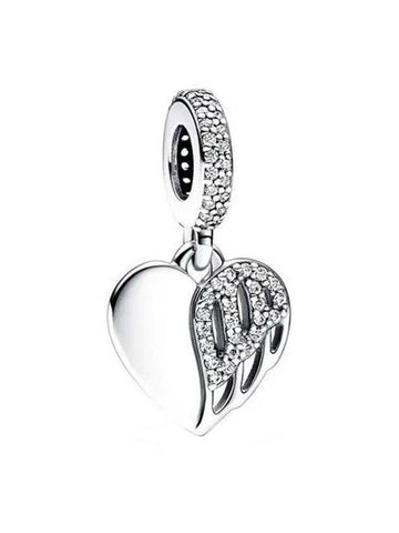 Heart Angel Dangle Bracelet Charm Silver - PANDORA - BALAAN 1