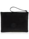 VLTN Neon Logo Clutch Bag Black - VALENTINO - BALAAN.