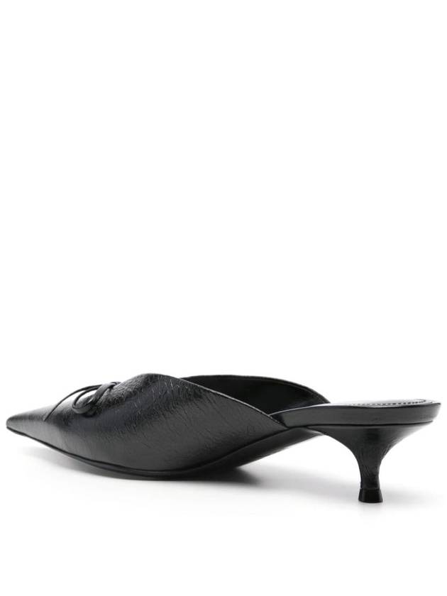 Women Knife Bow 40mm Mule Black - BALENCIAGA - BALAAN 4