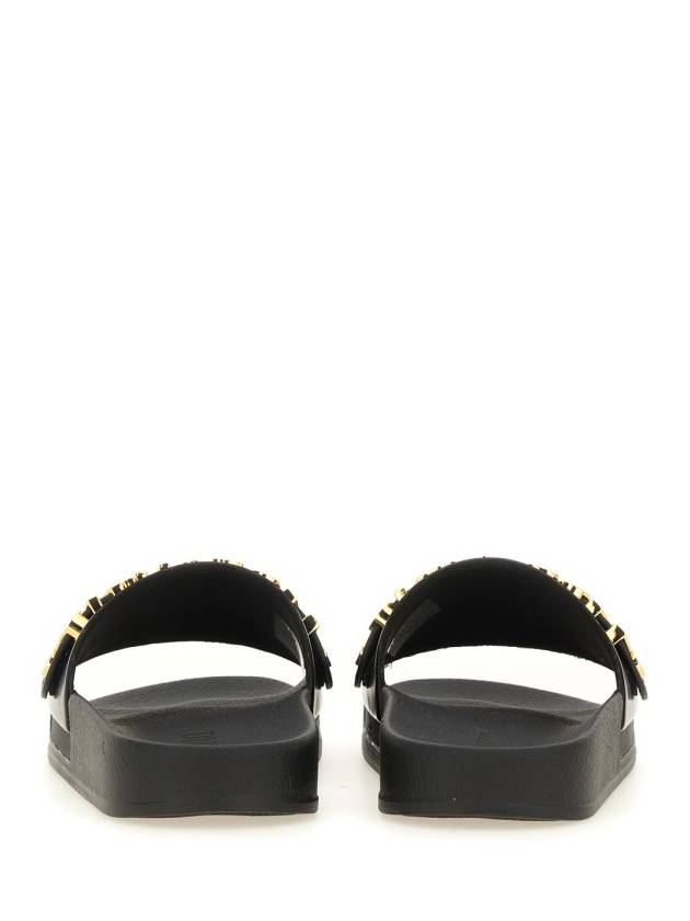 SLIDE SANDAL WITH LOGO - MOSCHINO - BALAAN 4