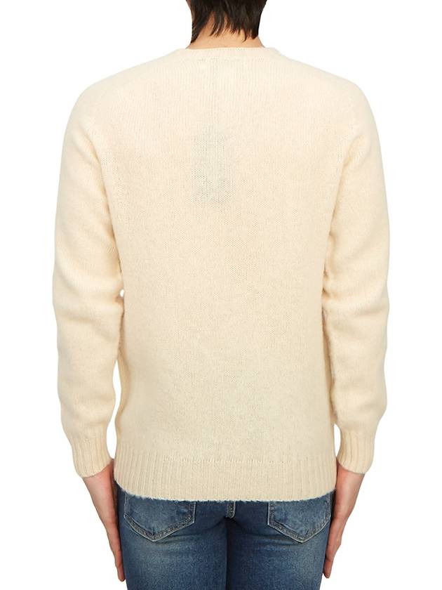 Shaggy Dog Men's Knit M3834 7 CREAM - HARLEY OF SCOTLAND - BALAAN 3