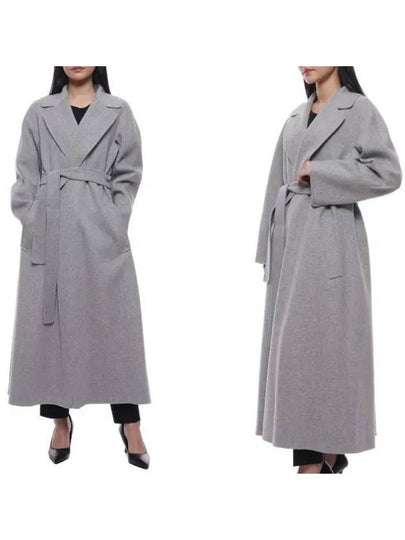 Elisa Wool Single Coat Grey - MAX MARA - BALAAN 2