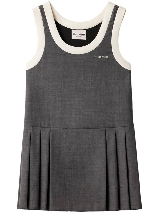 grisaille mini dress - MIU MIU - BALAAN 1