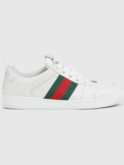 Screener Low Top Sneakers White - GUCCI - BALAAN 2