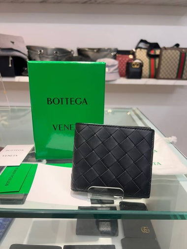 Bottega Veneta Men s Ring Wallet Black New - BOTTEGA VENETA - BALAAN 1