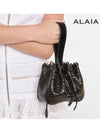 Rose Marie 16 Punching Bucket Bag Black - ALAIA - BALAAN 8