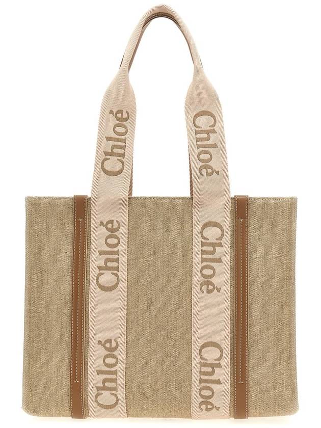 Woody Medium Tote Bag Blushy Beige - CHLOE - BALAAN 2