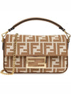 Baguette Mini Shoulder Bag Nude - FENDI - BALAAN 3