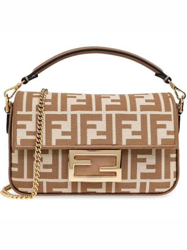 Baguette Mini Shoulder Bag Nude - FENDI - BALAAN 3