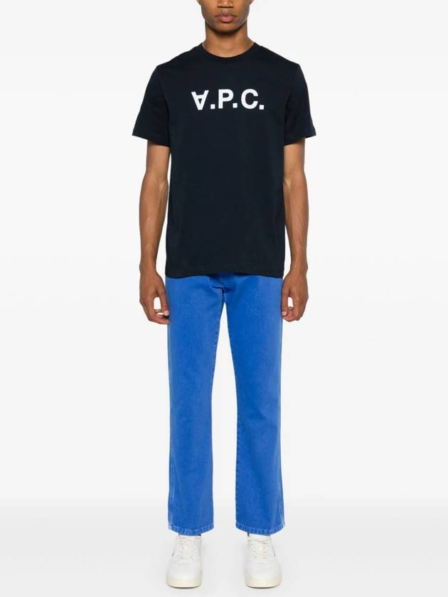 Standard Grand VPC Short Sleeve T-Shirt Navy - A.P.C. - BALAAN 3