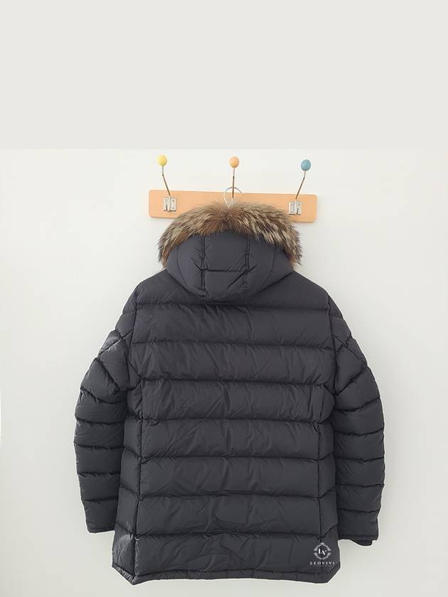 Cluny Long Down Jacket Black - MONCLER - BALAAN 10