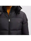 1A00160 54A81 999 FOURMINES Furmin hood black short down padding - MONCLER - BALAAN 5