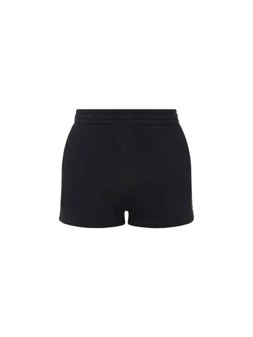 t Women's Puff Logo Banding Shorts Black 271144 - ALEXANDER WANG - BALAAN 1