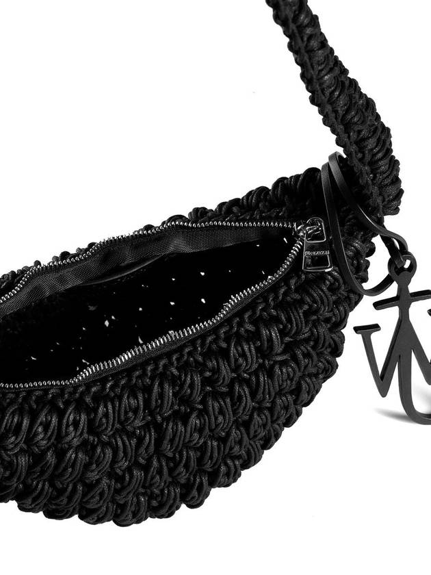 Popcorn Sling Cross Bag Black - JW ANDERSON - BALAAN 7