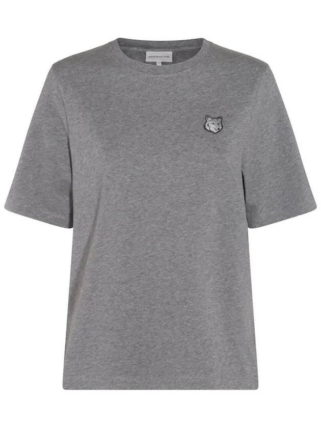 Bold Fox Head Patch Comfort Short Sleeve T-Shirt Grey - MAISON KITSUNE - BALAAN 2