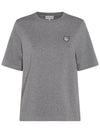 Bold Fox Head Patch Comfort Short Sleeve T-Shirt Grey - MAISON KITSUNE - BALAAN 3