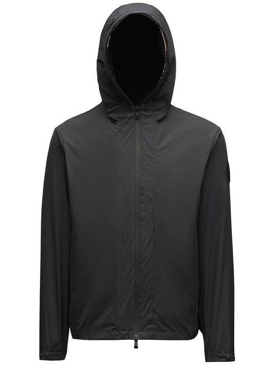 Carl's Carles hooded jacket black - MONCLER - BALAAN.
