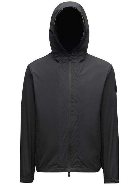 Carles Hooded Jacket Black - MONCLER - BALAAN 1