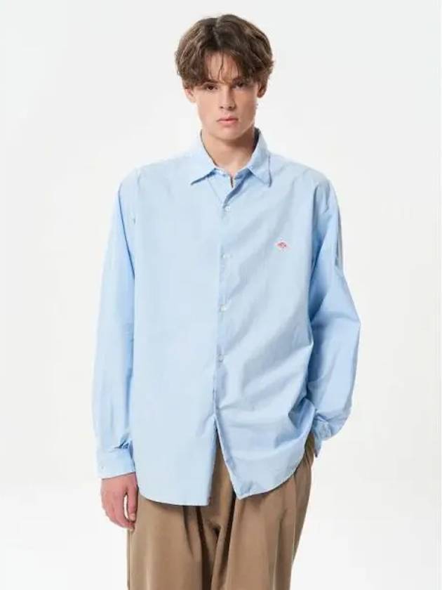 Men s yfPuckering Shirt Blouse Southern Blue Domestic Product GM0023082301800 - DANTON - BALAAN 1