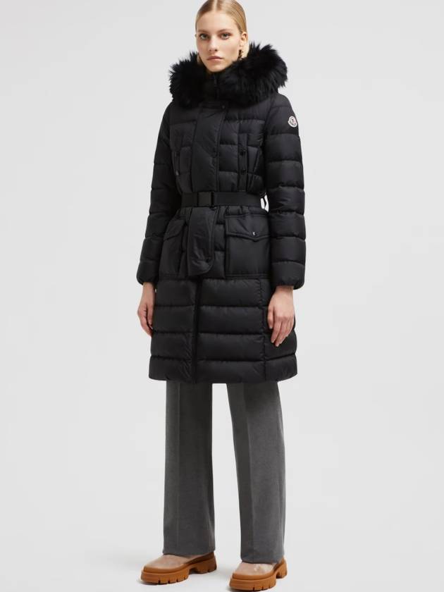 Women's Khloe Long Down Padding Black - MONCLER - BALAAN 3