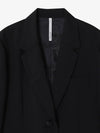 Summer Single Tailored Jacket Black - NOIRER FOR WOMEN - BALAAN 11