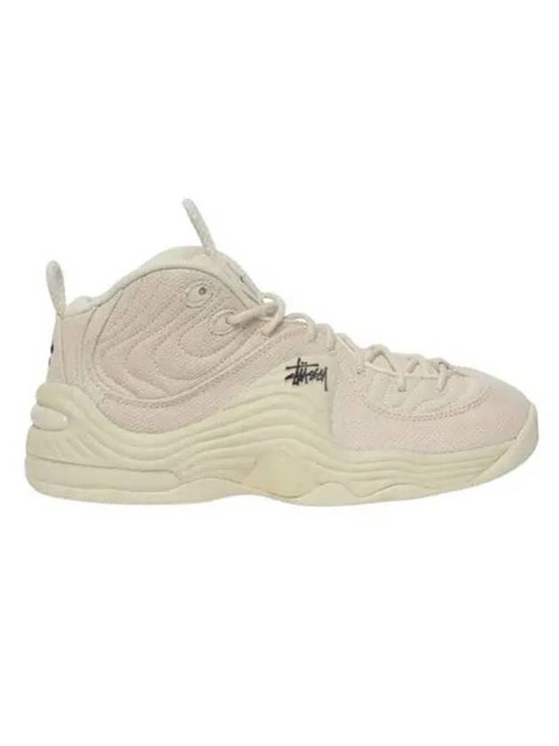 Stussy Air Penny 2 High Top Sneakers Fossil - NIKE - BALAAN 1