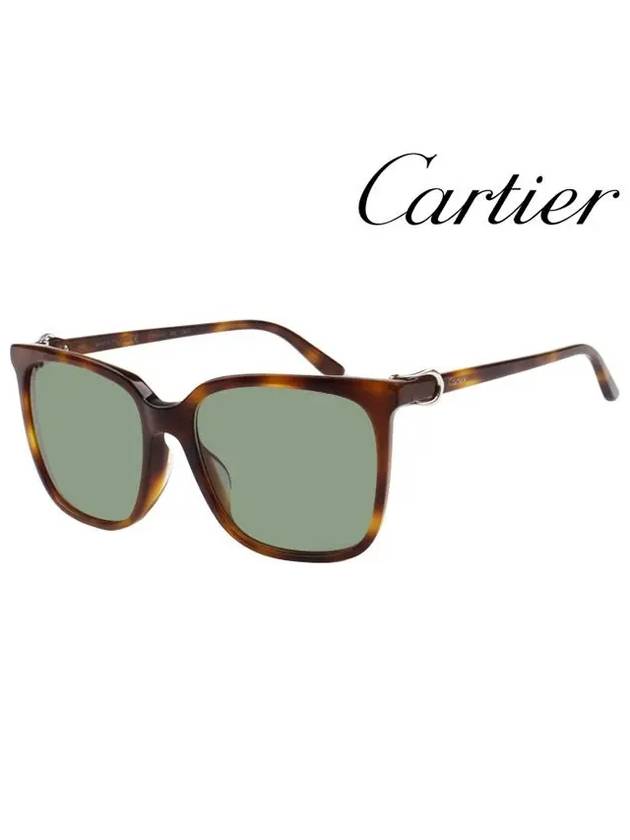 Eyewear Square Sunglasses Green - CARTIER - BALAAN 3